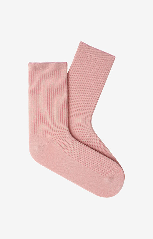 Długie skarpety w prążek