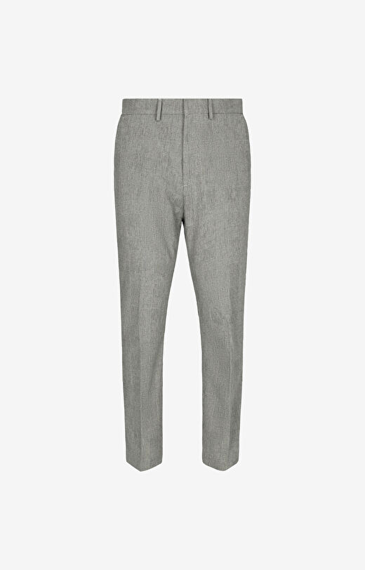 Flanelowe spodnie slim