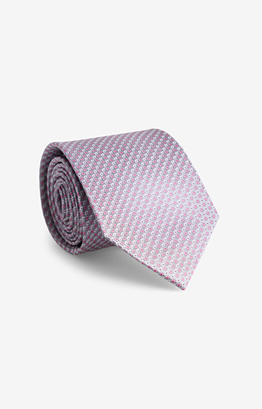 Jedwabny krawat w kropki