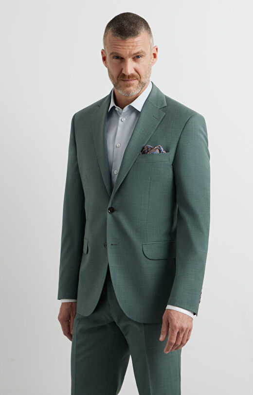 Jasnozielona marynarka - set VISTULA