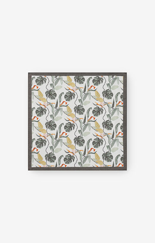 Poszetka w kwiatowy wzór