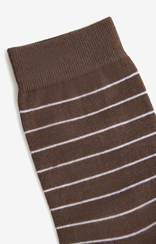 Długie skarpety w paski