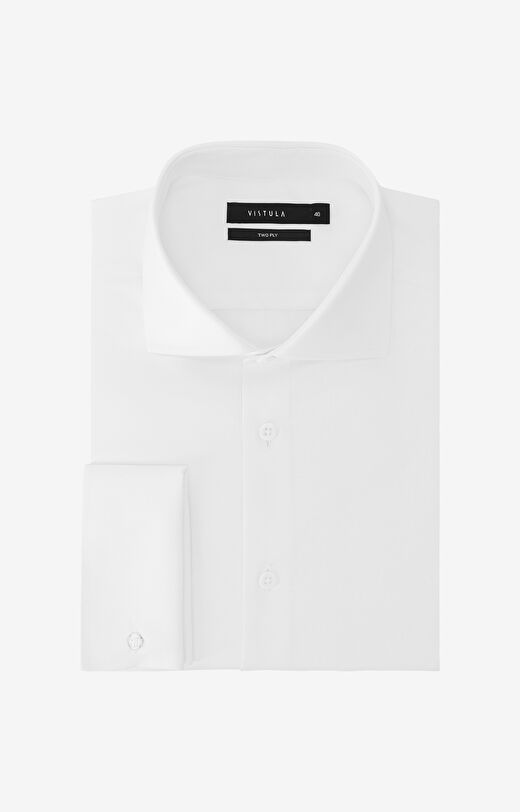 Koszula slim w diagonalny wzór