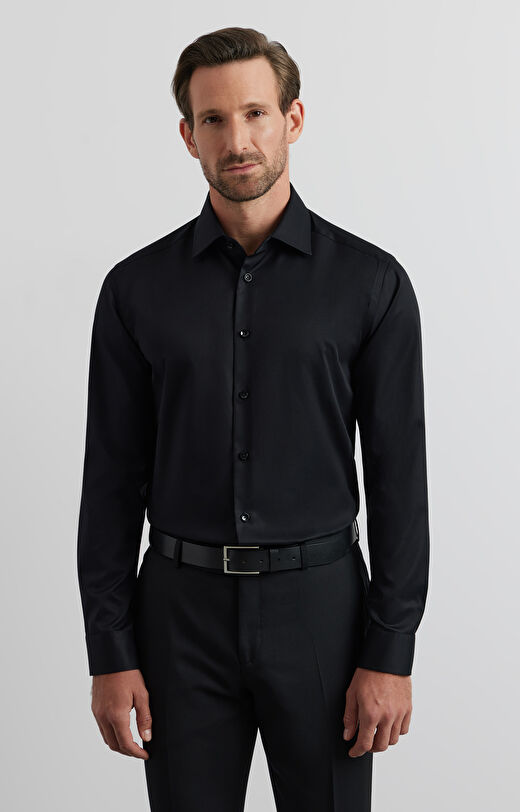 Koszula slim fit z bawełny Two Ply