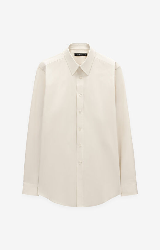 Kremowa koszula slim fit