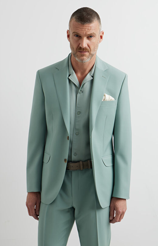 Miętowa marynarka - set VISTULA