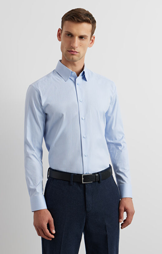 Koszula slim w prążek