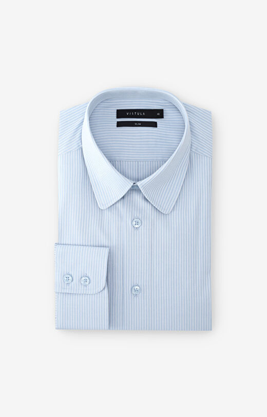 Koszula slim w prążek