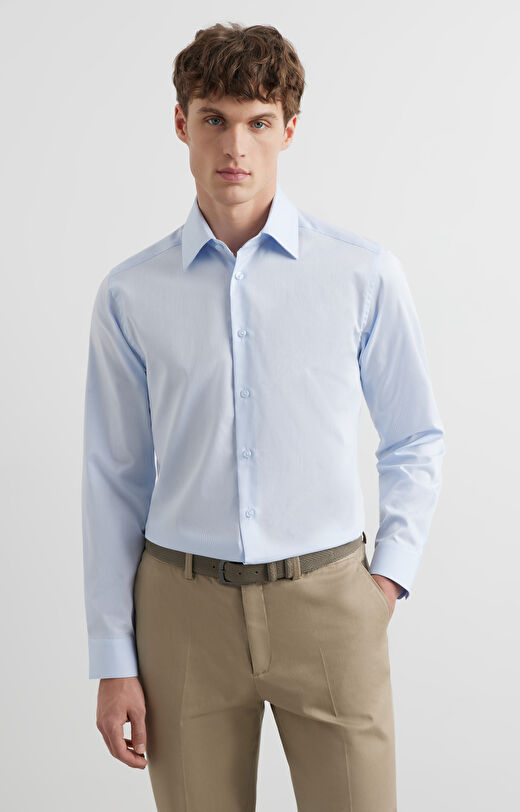 Koszula slim w prążek