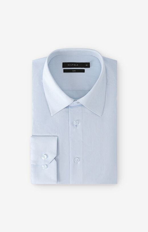 Koszula slim w prążek