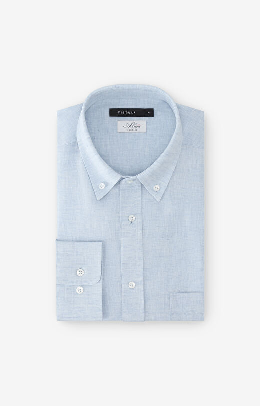 Koszula lniana regular fit