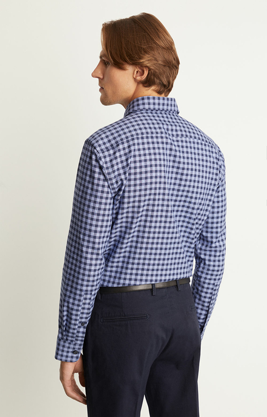 Koszula slim fit z bawełny egipskiej