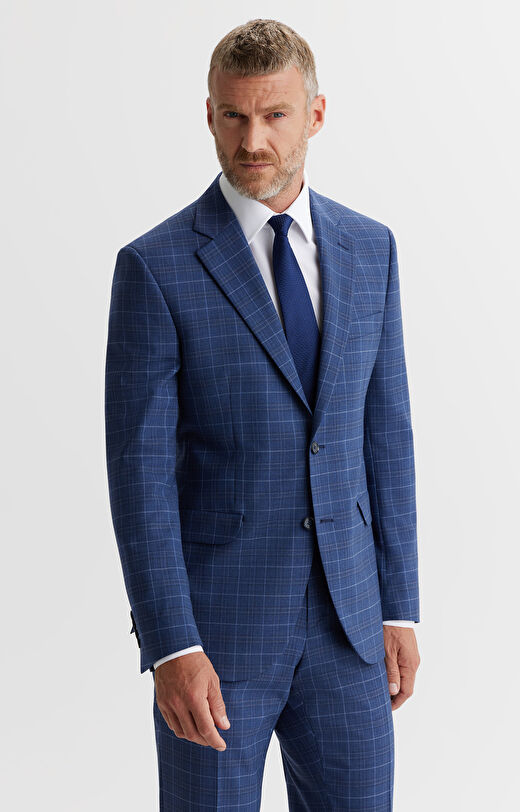 Wełniana marynarka super slim do garnituru - Mix&Match