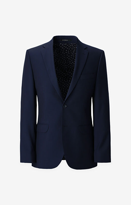 Marynarka super slim z włoskiej wełny do garnituru - Mix&Match