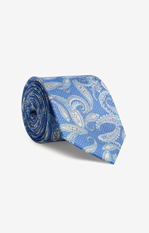 Jedwabny krawat we wzór paisley