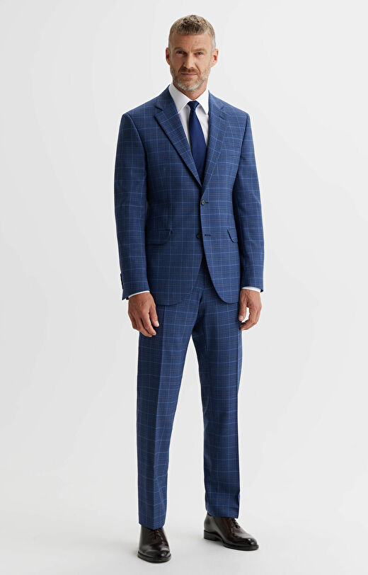 Wełniane spodnie super slim do garnituru - Mix&Match