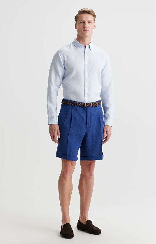 Szorty lniane do garnituru - Mix&Match