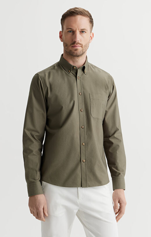 Koszula regular fit typu Oxford