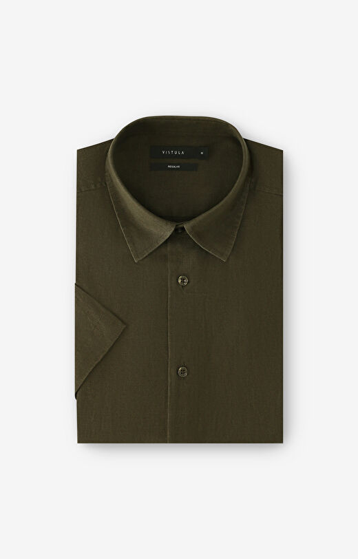 Lniana koszula regular