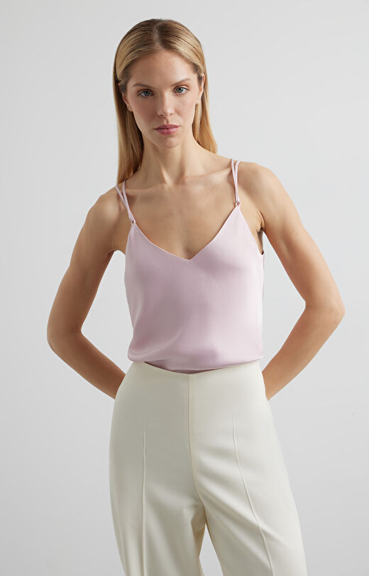 Różowa bluzka krótki rękaw VISTULA