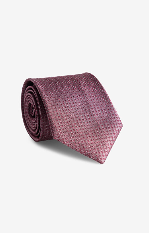Jedwabny krawat w mikrowzór
