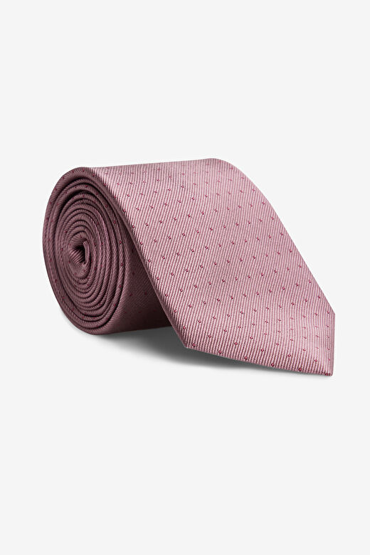 Jedwabny krawat w mikrowzór