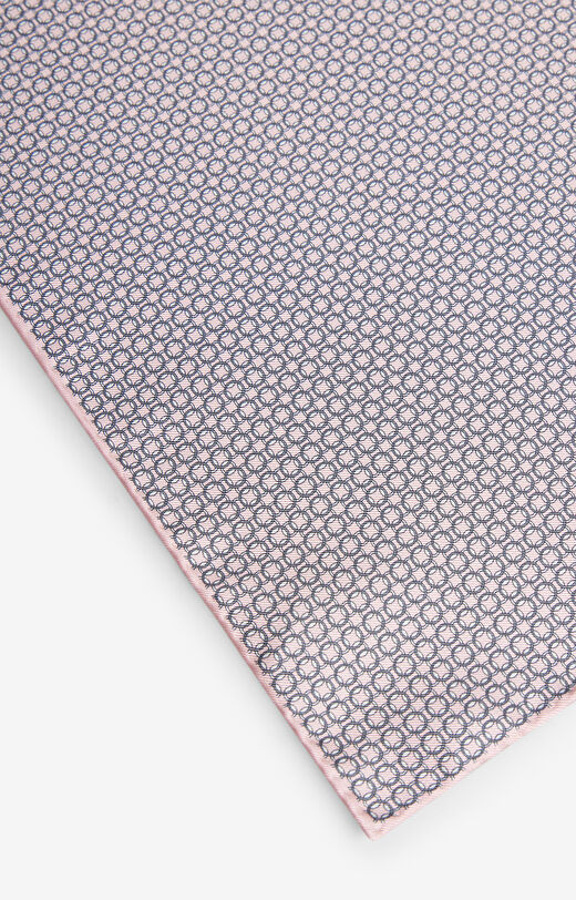 Jedwabna poszetka w geometrczny wzór