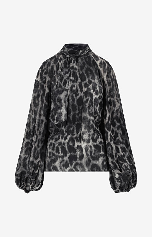 Bluzka z ozdobnym wiązaniem