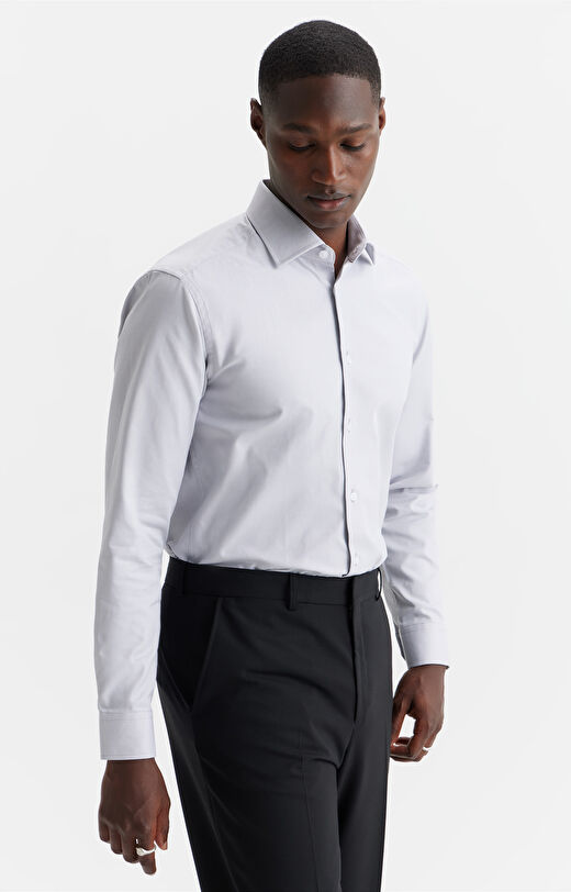 Bawełniana koszula slim fit