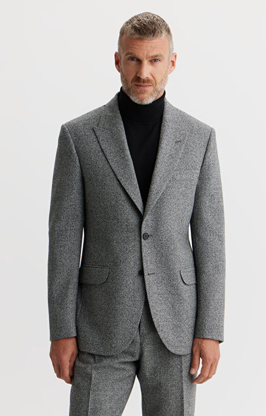 Wełniana marynarka super slim do garnituru - Mix&Match