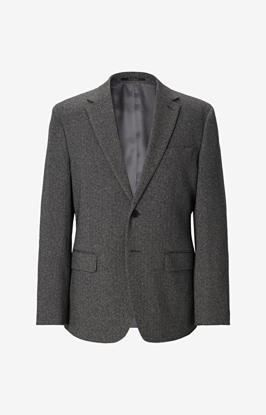 Marynarka slim w jodełkę