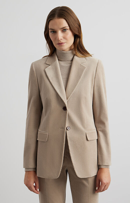 Sztruksowa marynarka slim do garnituru - Mix&Match