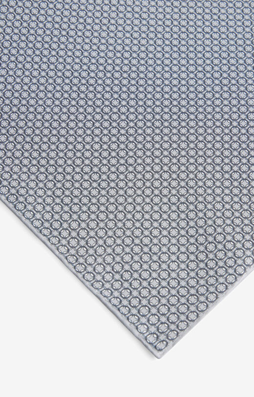 Jedwabna poszetka w geometrczny wzór