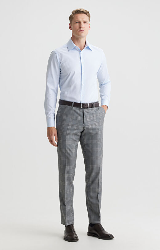 Spodnie super slim w kratę do garnituru - Mix&Match