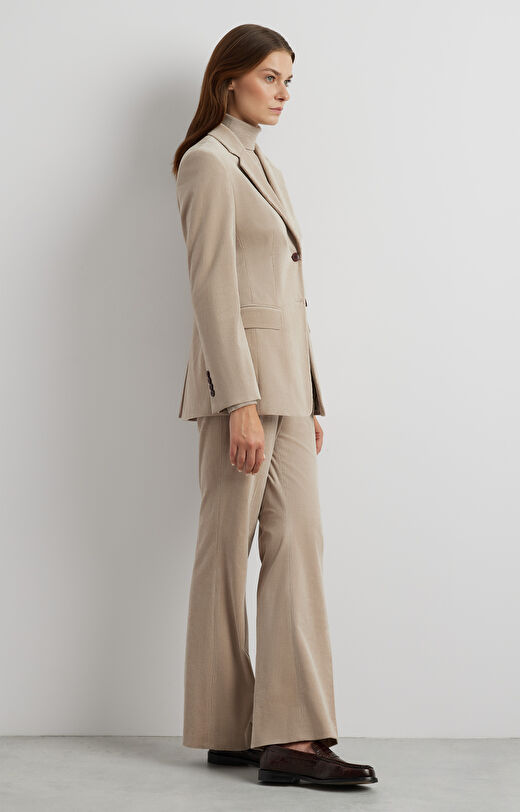 Sztruksowe spodnie slim do garnituru - Mix&Match