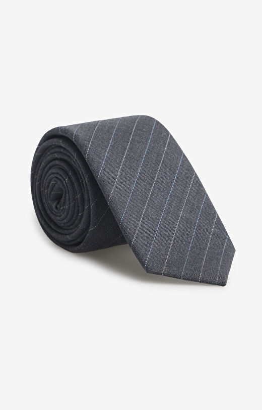 Wełniany krawat w paski