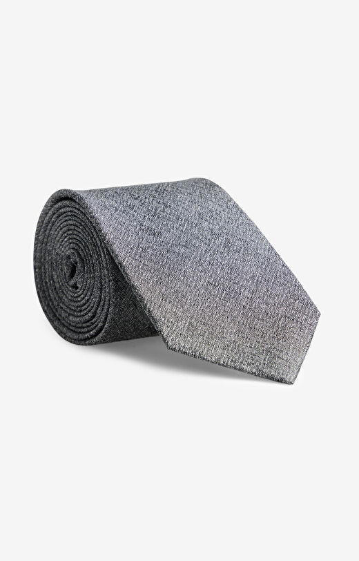 Jedwabny krawat z melanżowej tkaniny