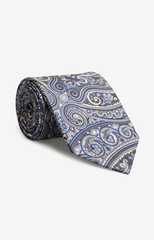 Jedwabny krawat we wzór paisley