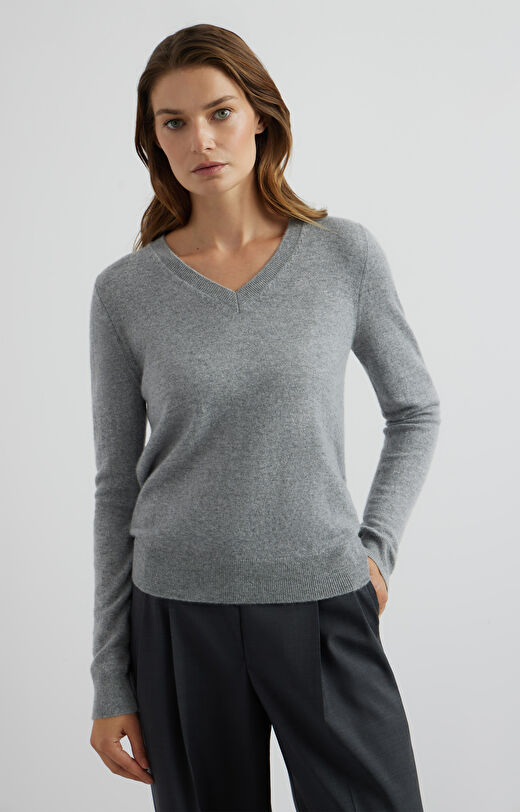 Sweter v-neck