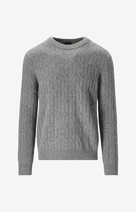 Sweter w geometryczny wzór