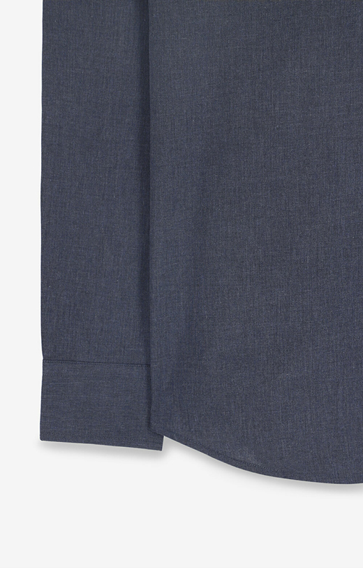 Koszula slim fit z melanżowej tkaniny
