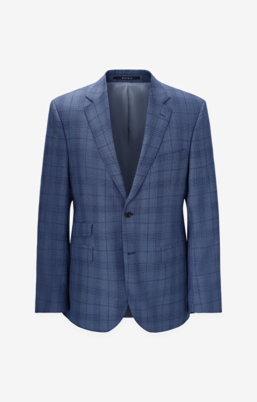 Marynarka super slim w kratę do garnituru - Mix&Match