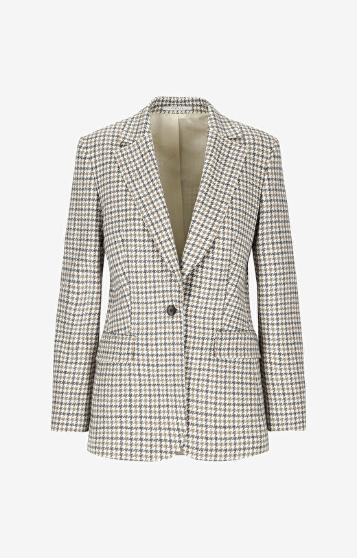 Marynarka slim w kratę