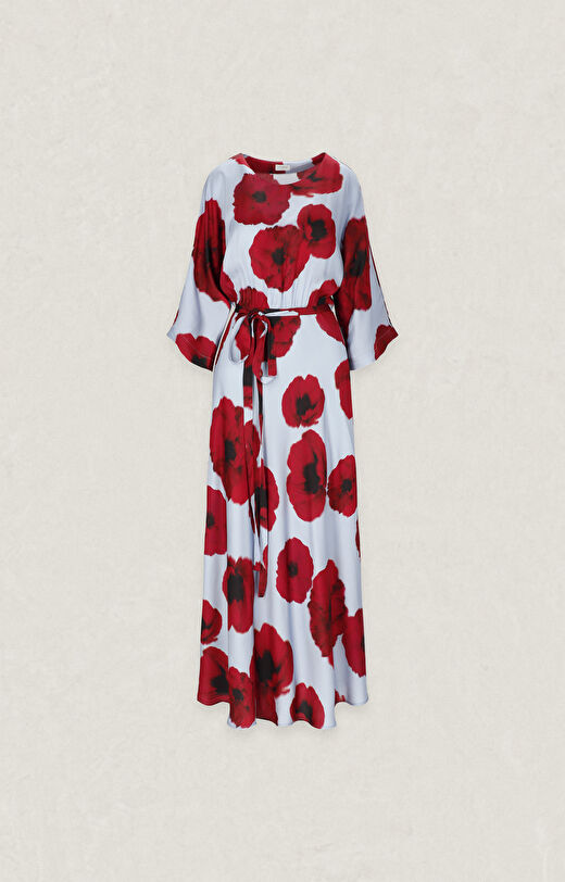 Sukienka w kwiatowy print