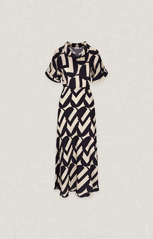 Sukienka midi w print