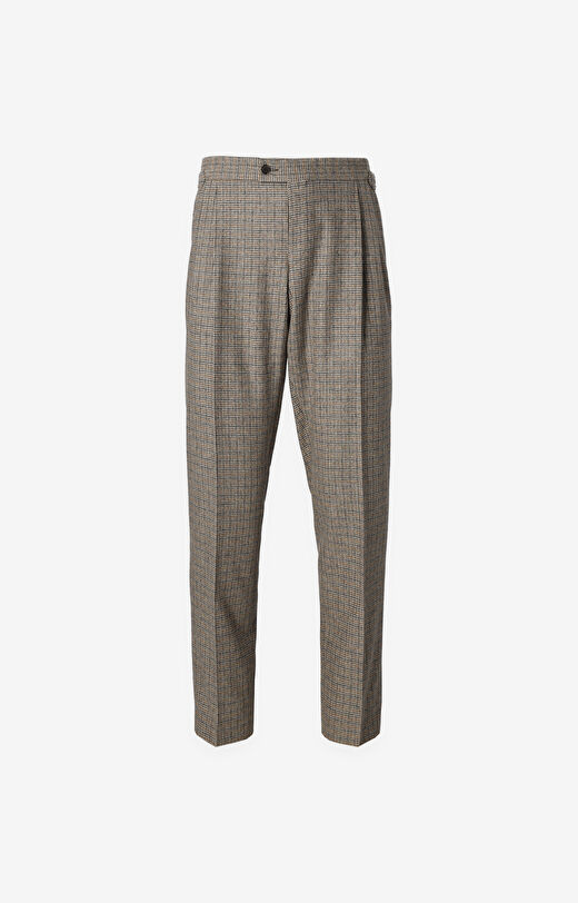 Spodnie regular fit w kratę do garnituru - Mix&Match