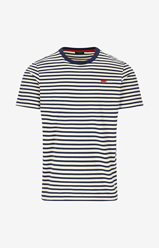 T-shirt regular w paski