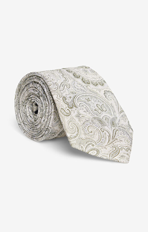 Jedwabny krawat we wzór paisley