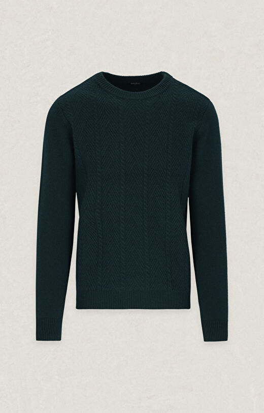 Sweter w geometryczny wzór