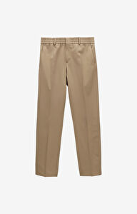 Beżowe chinosy slim fit